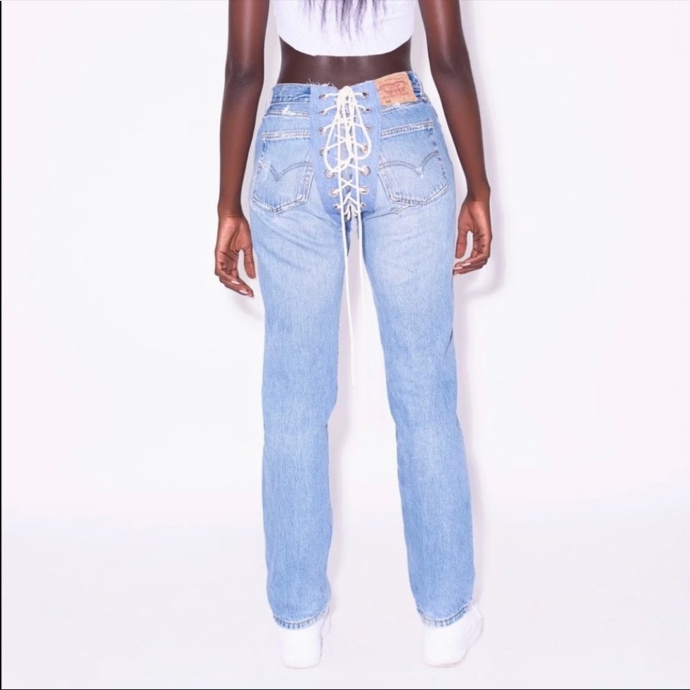 NEW VINTAGE LACE UP LEVI JEANS